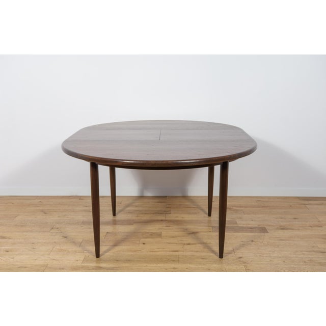Brown Mid-Century Round Teak Fresco Dining Table from G-Plan, United Kingdom, 1960s For Sale - Image 8 of 18