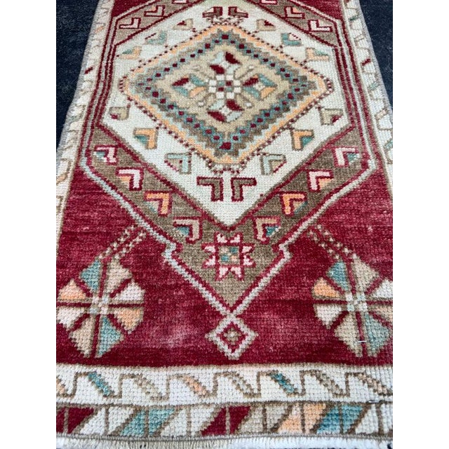 Turkish Yastik Rug 1'4" x 2'7" #24184 Explore a curated collection of hallway runners, wool rugs, and handmade...