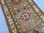 Extra-Long Olive Gold Kazak Wool Runner Rug With Geometric Medallions, 2'7" X 14'9" For Sale - Image 4 of 15