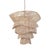 Wood Matthew Izzo Home Cambry Bleached Rattan Pendant Light For Sale - Image 7 of 7