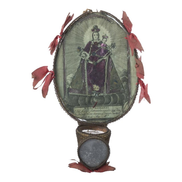 Our Lady of the Rosary Reliquary Register, 19th Century For Sale