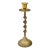 Mid 20th Century Handmade Americana Brass-Art Candleholder For Sale