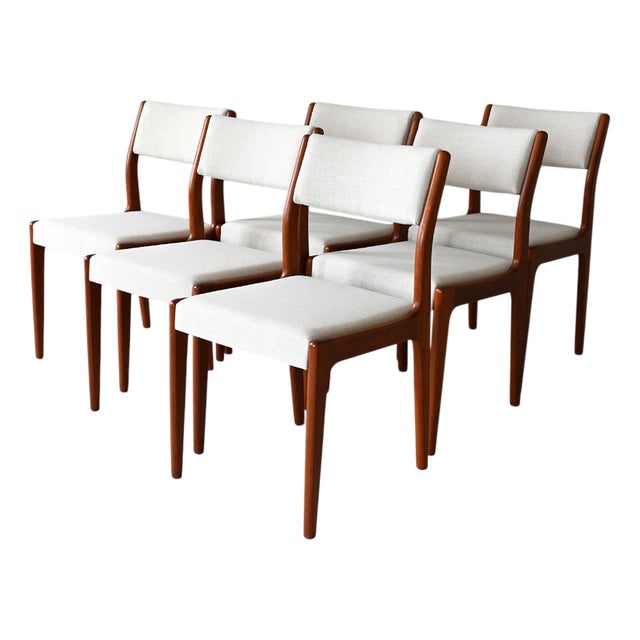 Scandinavian Teak Chairs, 1960s, Set of 6 For Sale