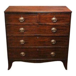 Circa 1800 English George III Period Chest of Drawers For Sale