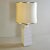 White Ceramic Table Lamp, 1960s For Sale - Image 4 of 12