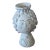 Oyster White Back-to-Back Woman-Man Face Vase For Sale