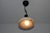 Black Italian White Pendant Lamp, 1970s For Sale - Image 8 of 10