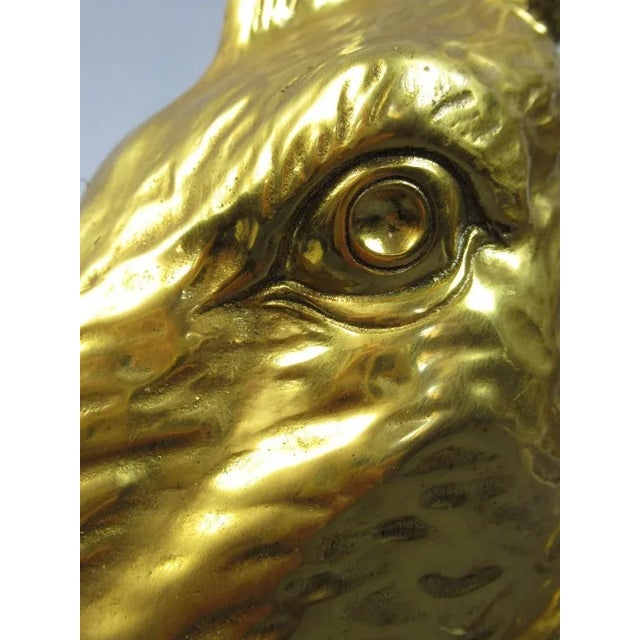 Modern Brass Horse Sculpture with Black Marble Base, Mid-20th Century For Sale - Image 3 of 10