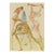 1960s Salvador Dali Woodcut Hell 26 Inhabitants of Prato For Sale