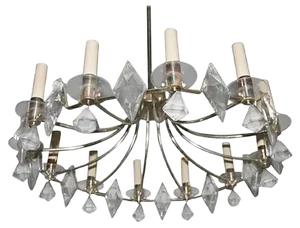 Mid-Century Chandelier from Sciolari, 1960s