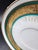 Antique William Guerin & Co. Limoges France Porcelain Saucer Celeste Teal & Encrusted Gold c.1891-1932 For Sale - Image 9 of 18