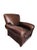 Manhattan Roll Arm Top-Grain Leather Club Chair & Ottoman – Mitchell Gold + Bob Williams for Pottery Barn For Sale - Image 6 of 12