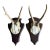 1930s Pair of Roe Deer Trophies 137, Black Forest Antlers For Sale