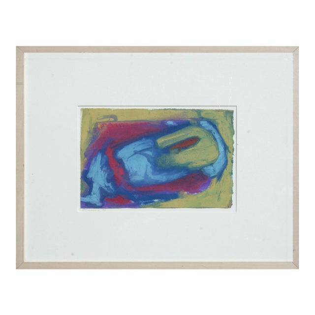 Darrell James Fusaro Cool Toned Abstract 'Seemingly by Accident" 1993 For Sale
