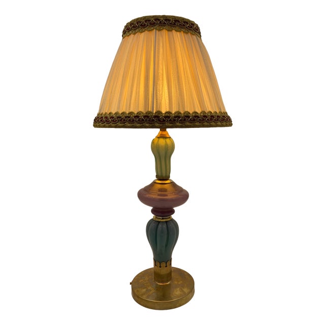 Vintage Table Lamp by Seguso, Italy, 1960s For Sale