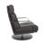 Set of Armchair and Ottoman in Black Leather from Rolf Benz For Sale - Image 16 of 18