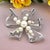1990s Mikimoto Estate Akoya Pearl Brooch Pin Silver For Sale - Image 4 of 10