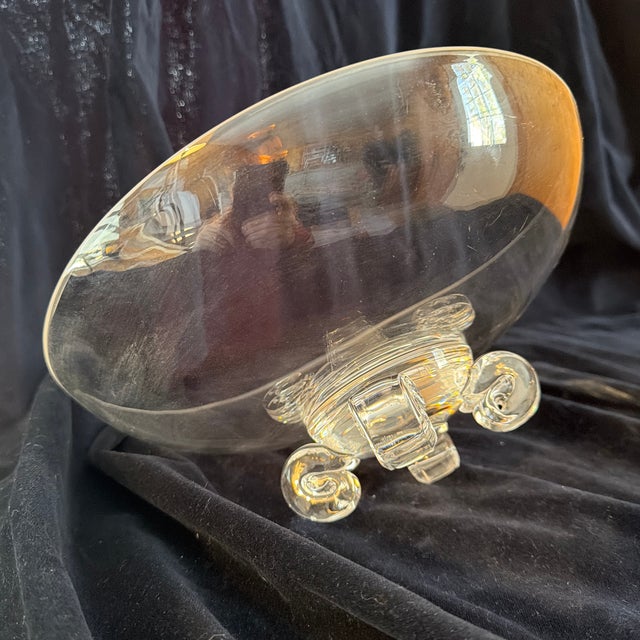 1950s 1950s Steuben Scroll-Footed Bowl For Sale - Image 5 of 8