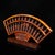 1970s Handcrafted Rosewood Fan-Shaped Abacus - Chinese Wooden Calculator With Stand For Sale - Image 9 of 9