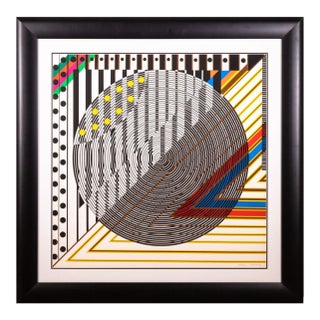 Leo Maranz Signed Lithograph Titled "#1 Overture" 247/300 Vintage Mid Century For Sale