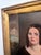 19th Century Oil Portrait of a Lady in Antique Giltwood Frame - Unsigned For Sale - Image 10 of 12