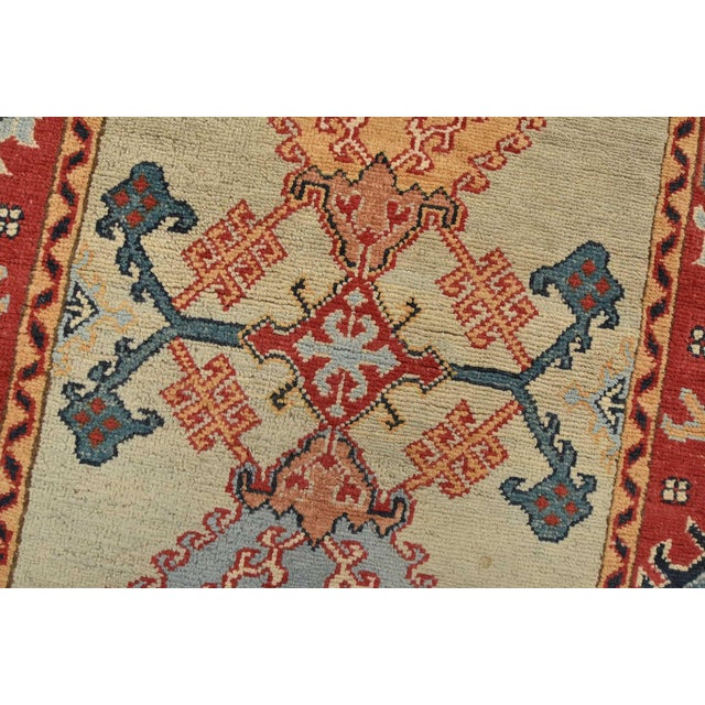 Textile Kazak Runner 2’10” X 9’7” Gray Wool Tribal Hand-Knotted Oriental Rug For Sale - Image 7 of 14