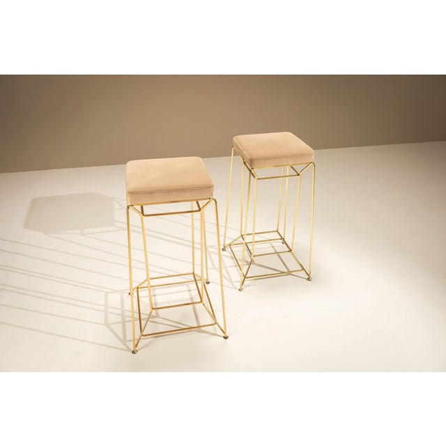 Bar Stools attributed to Dolce & Gabbana, Italy, 1980s, Set of 2 For Sale - Image 3 of 11