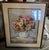 Louis-Germain BALIGOT (1874-1939) / Watercolor with Flowers Framed and signed Exhibition poster from 1923 on the reverse