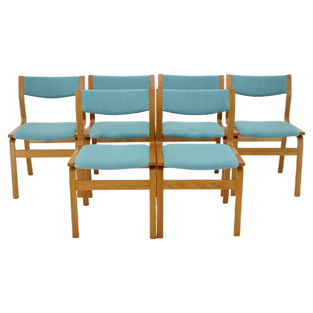 Bentwood Dining Chairs, Denmark, 1960s, Set of 6 For Sale