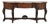 Vintage Carved Walnut Marble Top Sideboard For Sale
