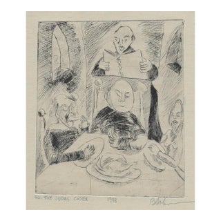 1988 Judas Codex Figural Etching For Sale