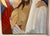 Vintage Original Gold Leaf Russian Icon Mary Jesus Pieta Oil Painting on Wood For Sale - Image 10 of 12