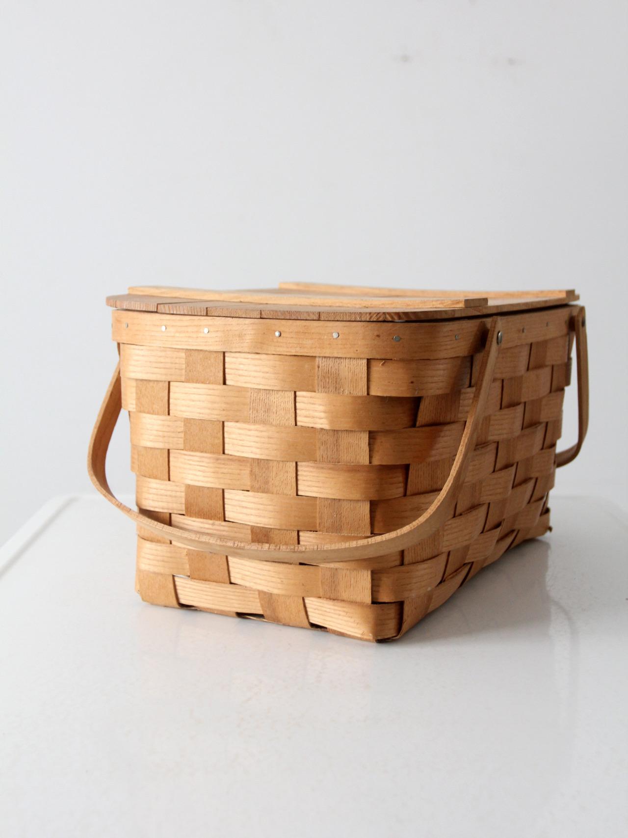 Vintage Basketville Picnic Basket | Chairish