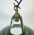 Industrial Green Enamel Factory Pendant Lamp, 1960s For Sale - Image 6 of 18