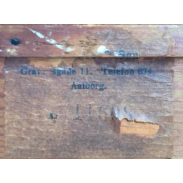 1930s Gustav P. Rimmer, Aalborg, Denmark, 1938, Oil on Canvas For Sale - Image 5 of 7