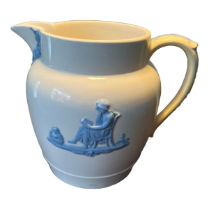 Vintage Wedgewood Embossed Queen’s Ware Pitcher