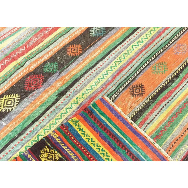 1960s Turkish Kilim For Sale - Image 4 of 4