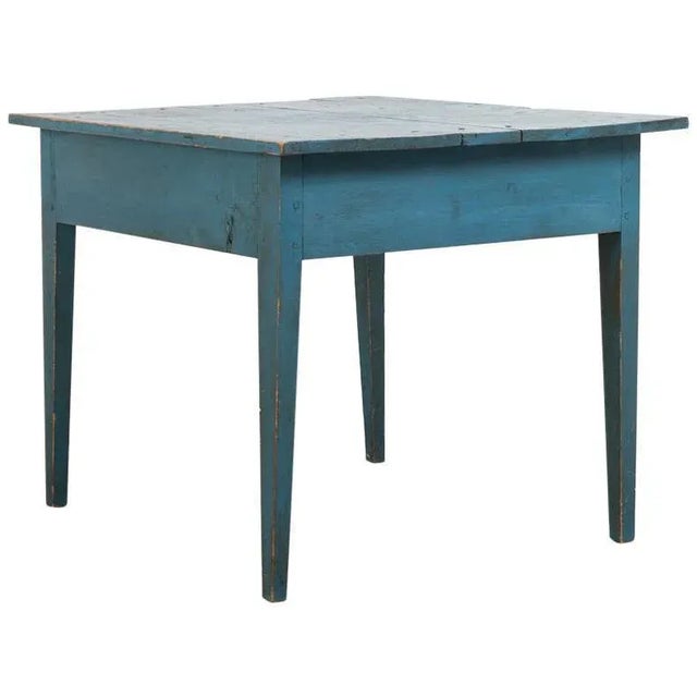 Wood Late 18th Century Swedish Side Table in Pine For Sale - Image 7 of 7