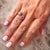 Natural Sapphire Bypass Ring 7 14k W Gold 0.74 TCW Certified For Sale - Image 14 of 15