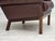 1970s, Danish armchair. Original brown furniture leather, beech wood legs. Original very good condition: no smells, no...