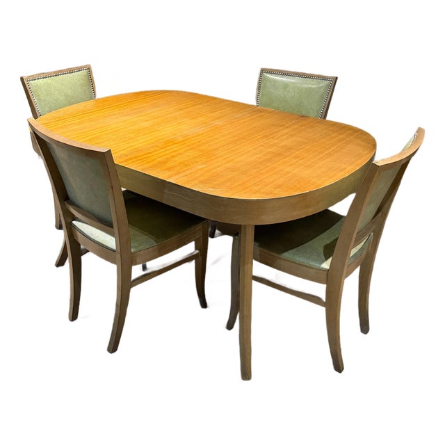 Mid Century Modern Dining Room Set York County Chair Company For Sale