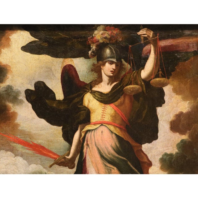 Antonio Maria Viani, Saint Michael the Archangel, 1600, Oil on Canvas For Sale - Image 9 of 14