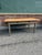 Army Green Vintage Green French Farmhouse Table With Drawer For Sale - Image 8 of 12