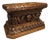 17th Century Oak Carved Socle Pedestal From Northern Italy For Sale
