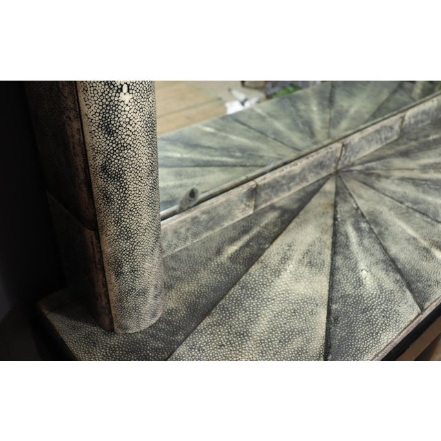 Art Deco Console Table and Mirror with Galaushat, 1940 For Sale - Image 6 of 13