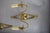 French Brass Wall Sconces with Diamond Backplates, 1960s, Set of 3 For Sale - Image 15 of 18