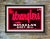 A rare original concert poster for a performance by british rock band the stranglers at the famous bataclan theatre in...