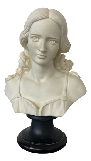 Vintage Classical Bust of a Lady by Arnoldo Giannelli, Italy, 1980s