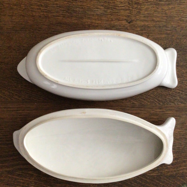 Fish Covered Casserole Baking Dish by Environmental Ceramic Inc. Of San Francisco 1966 For Sale - Image 10 of 13