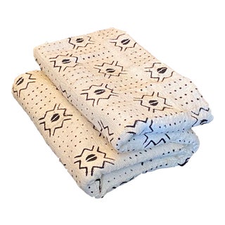 African Bogolan Mud Cloth Textile For Sale